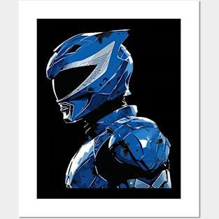 blue power Posters and Art